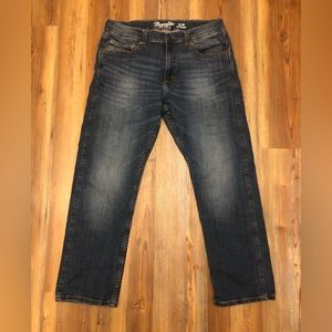 Wrangle retro slim straight jeans